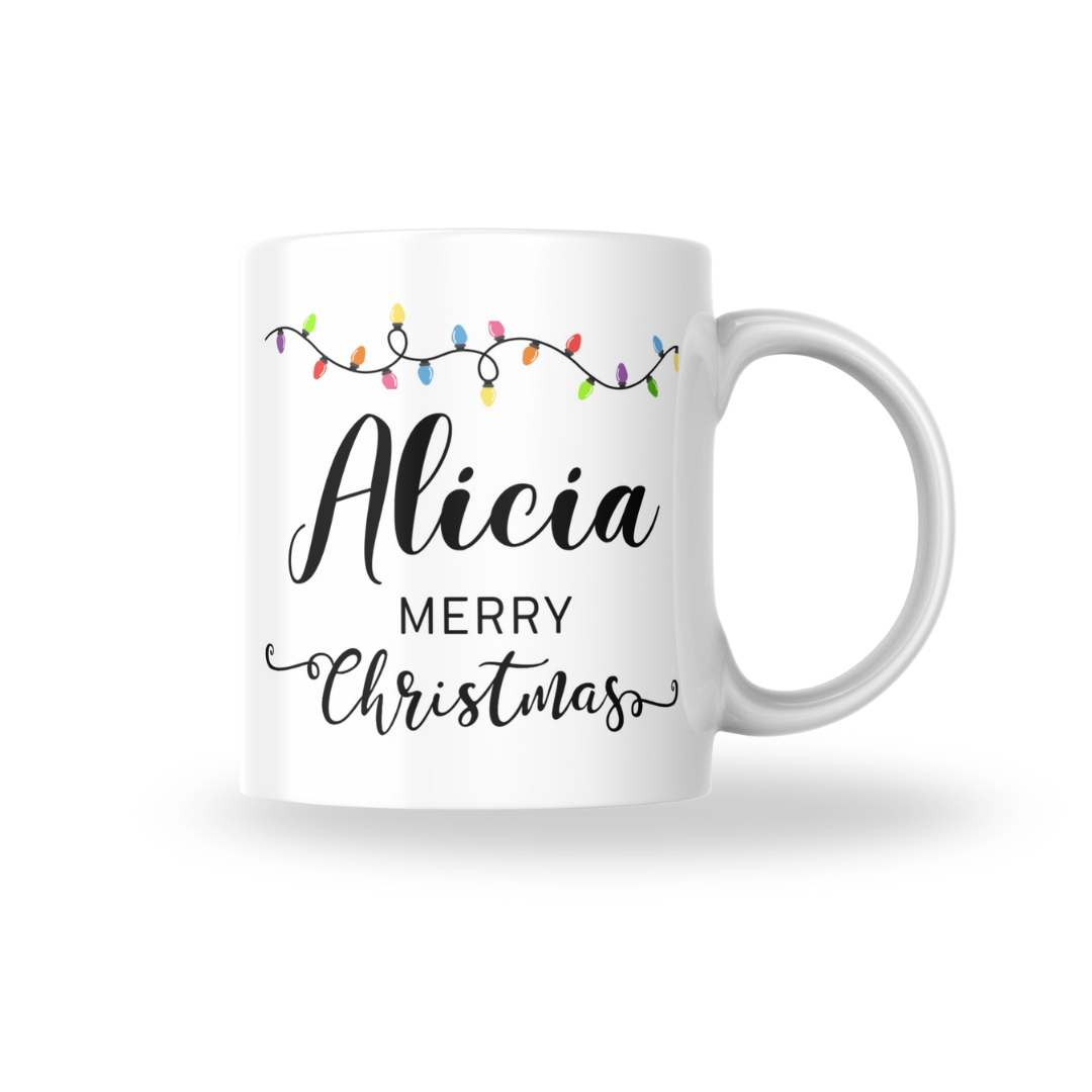 Taza Personalizada Merry Christmas