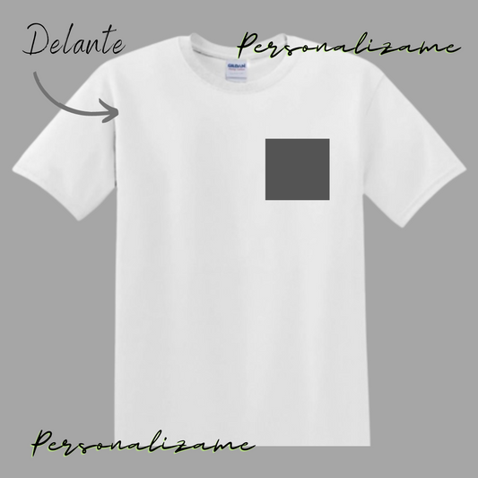 Camiseta estampada personalizada adultos