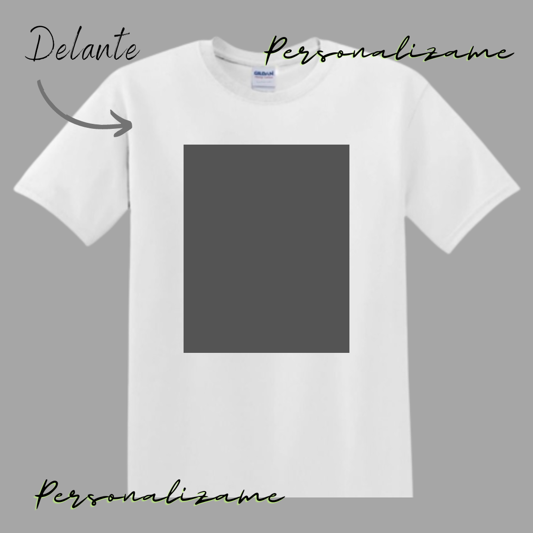 Camiseta estampada personalizada adultos