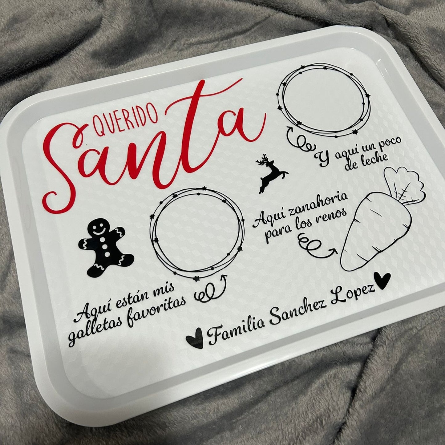 Bandeja para Santa Claus